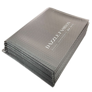Enveloppes rembourrées à bulles noires, avec Logo personnalisé, emballage en mat, pour les vêtements, 50 pièces - Product Image 5