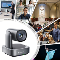 Cámara PTZ para Conferencias con IA y Zoom 20x, 1080P60FPS, NDI, PoE, con Interfaces IP HD-M1 y USB, la Más Rentable