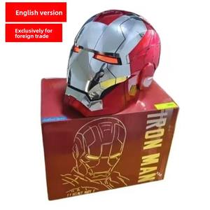Máscara de Iron Man Mk5 1:1 para Juego de Rol, Control de Voz Electrónico de Encendido/Apagado, Iluminación para Halloween, Transpirable, Ecológica, Sensor Táctil - Product Image 2