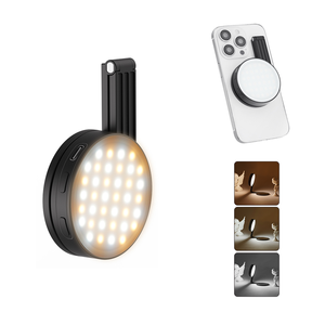 Portable réglable téléphone portable LED Selfie lumière maquillage extérieur poche remplir <span class=keywords><strong>YouTube</strong></span> Studio éclairage matière plastique - Product Image 5