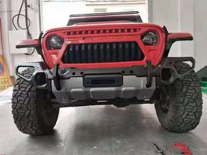 ApexRide Ventes chaudes Pare-chocs avant RR noir avec revêtement en poudre pour <span class=keywords><strong>Jeep</strong></span> Gladiator JT, accessoires auto tout-terrain 4x4 - Product Image 6
