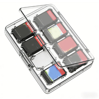 Boîte de rangement portable grande capacité double couche pour cartes de jeu Nintendo Switch 2, étui de protection magnétique 16-en-1 pour Switch 2