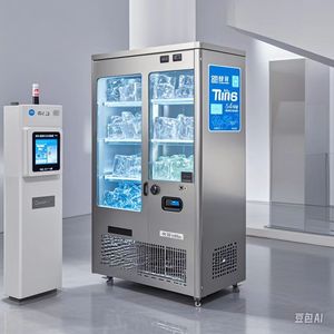 Hot-bán tùy chỉnh tự phục vụ Ice Maker Máy bán hàng tự động Ice Máy bán hàng tự động với Vận chuyển nhanh chóng - Product Image 3