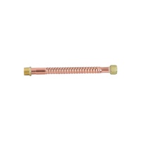 8156 CUPC NSF61 AB1953 Connecteurs flexibles en cuivre ondulé sans plomb Tuyau 3/4 "FIP X 3/4" FIP pour chauffe-eau
