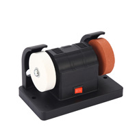 Mini-meuleuse d'établi robuste pour le polissage des bords de bois et la finition des surfaces