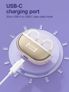 Ldnio T08 Thông Minh Earbuds Mở Tai Clip Tai Nghe Với Bt V5.3 Thoải Mái Và Phong Cách Phụ Kiện Âm Thanh Mini ows Tai Nghe - Product Image 4