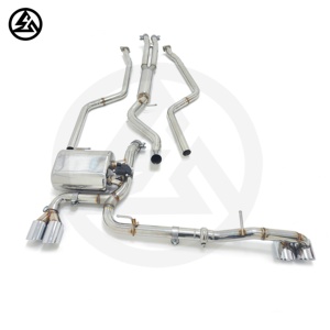 CSZ ท่อไอเสียสําหรับ <span class=keywords><strong>BMW</strong></span> <span class=keywords><strong>E90</strong></span> 325i <span class=keywords><strong>330i</strong></span> <span class=keywords><strong>N52</strong></span> 2.5L Catback วาล์วท่อไอเสีย Valvetronic รีโมทคอนโทรล Midpipe-60 มม.Axelback-51 มม. - Product Image 3