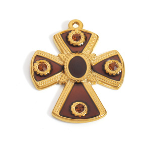 Colgantes de Acero Inoxidable con Diseños de Dibujos Animados para Creación de Joyas DIY, Accesorios Unisex con Diseño de Luna y Estrellas, Sin Piedra Principal, para Cualquier Ocasión - Product Image 3