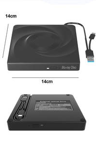 Graveur <span class=keywords><strong>Blu</strong></span>-<span class=keywords><strong>ray</strong></span> externe USB 3.0 <span class=keywords><strong>portable</strong></span>, graveur de disques BD, <span class=keywords><strong>lecteur</strong></span> <span class=keywords><strong>Blu</strong></span>-<span class=keywords><strong>ray</strong></span> compatible 3D pour ordinateur - Product Image 4
