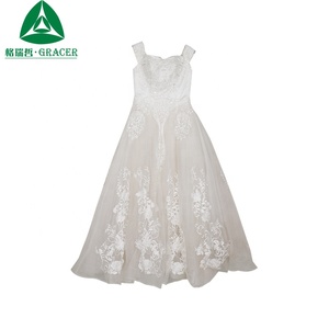 Robe de mariée d'occasion Gracer A43-2 de haute qualité, en soie d'été du Vietnam, pour femmes adultes, vêtements décontractés, couleurs et tailles variées - Product Image 5