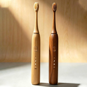 <span class=keywords><strong>Brosse</strong></span> <span class=keywords><strong>à</strong></span> dents électrique ultrasonique <span class=keywords><strong>rechargeable</strong></span> écologique IPX7 avec poils doux et têtes recyclables <span class=keywords><strong>à</strong></span> base de plantes - Product Image 1