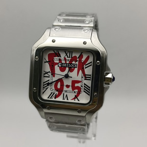 Luxury Sport Men's Stainless Steel Automatic Mechanical <b>Watch</b> NH35 Sapphire Crystal 38mm Water Resistant Hip Hop Style - Product Image 5