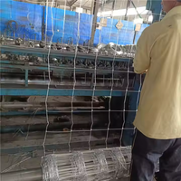 Vente en gros de clôture de bétail en acier galvanisé durable pour le champ de ferme bétail cheval chèvre cerf barrière de clôture en treillis métallique