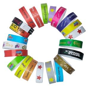 Custom Logo Printed Bracelet Waterproof Paper Tyvek Wristbands for Event Party Supplies