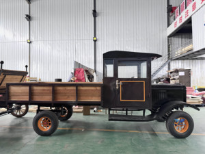 รถยนต์ไฟฟ้าสไตล์เรโทร วินเทจ คลาสสิก HYS รถชมวิวคลาสสิกสำหรับขาย - Product Image 6
