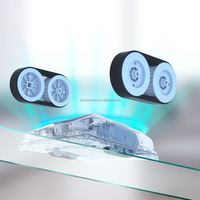 Robot Limpiacristales Eléctrico Portátil W6, Totalmente Automático, Control por Aplicación, Uso en Exteriores, Hogar y Hoteles, Inicio con un Toque, Encendido/Apagado por Voz