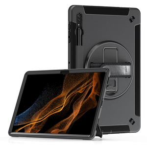 360 °   Étui de protection pour tablette avec support rotatif et porte-stylo universel pour <span class=keywords><strong>Samsung</strong></span> Tab S8 Ultra 14,6 pouces, étui SM-X930 SM-X936B - Product Image 1