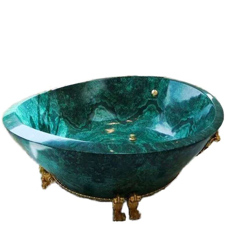 Modern Design Natural Marble Bathtub Hot