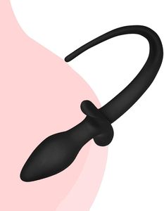 Giocattoli Sexy, <span class=keywords><strong>Plug</strong></span> <span class=keywords><strong>Anale</strong></span> in Silicone con <span class=keywords><strong>Coda</strong></span> di Cane, Massaggiatore Prostatico Dilatatore <span class=keywords><strong>Anale</strong></span> per Principianti Uomini Donne Coppie - Product Image 1