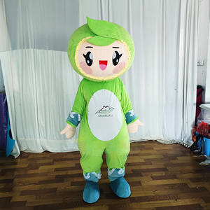 <span class=keywords><strong>Disfraces</strong></span> de Mascota Personalizados con Temática de Hojas, Personaje Verde/Amarillo, Trajes de Felpa de Tamaño Adulto <span class=keywords><strong>para</strong></span> Eventos/Promoción de Marca - Product Image 1