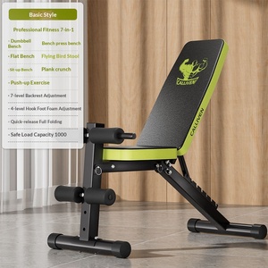 Multifunctional Steel Foldable Fitness Chair Dumbbell <strong>Bench</strong> with <strong>Bench</strong> Press and Sit-Up Assist <strong>for</strong> Home/Indoor Use - Product Image 3