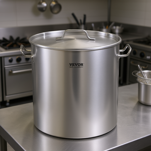 Olla Industrial Vevor de 64Qt de Acero Inoxidable con Tapa para Preparación de Salsas en la Cocina - Product Image 2