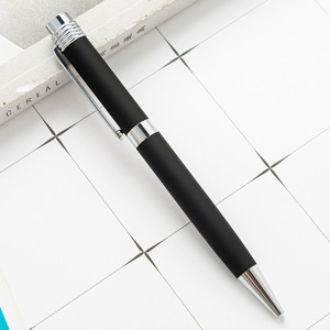 Bolígrafo de Metal Negro Personalizable de Estilo Moderno 2020 para Uso Promocional - Product Image 1