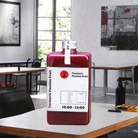 Bouteilles carrées en PET pour jus 500 ml, qualité alimentaire, emballage vide pour boissons, ouverture facile, couvercle antivol, bouteille en plastique pour bière et vin