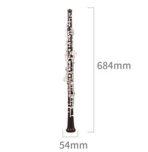 Oboe semi-automatique à 22 clés en <span class=keywords><strong>bois</strong></span> synthétique, gamme Do, clés nickelées, idéal pour les étudiants débutants, directement de l'usine - Product Image 5