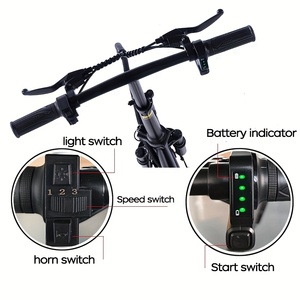 48V10.4AH <span class=keywords><strong>Mini</strong></span> Einfach-Gang Faltbares Elektrofahrrad CE-Zertifiziert mit Lithium-Akku 25km/h - Product Image 3