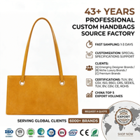 Tas Tote Selempang Bahu Terbuka Warna Kuning Keemasan Bahan Suede Dengan Grommet Mewah Elegan Stylish Chic Sehari-hari Untuk Wanita OEM Custom