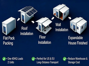 Индивидуальная 20-футовая расширяемая комната: 2-комнатная Мобильная контейнерная гостиная - Product Image 4