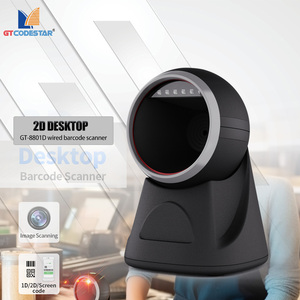 Gtcodestar GT-8801D đa hướng nền tảng hình ảnh USB QR đọc mã có dây máy tính để bàn 1D 2D Máy Quét Mã Vạch Đầu đọc mã vạch - Product Image 1