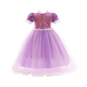 Vestido de <span class=keywords><strong>princesa</strong></span>, vestido de Rapunzel para niña, vestido de fiesta Cosplay, regalo de cumpleaños para niños <span class=keywords><strong>enredados</strong></span>, disfraz de Halloween, <span class=keywords><strong>princesa</strong></span> - Product Image 4