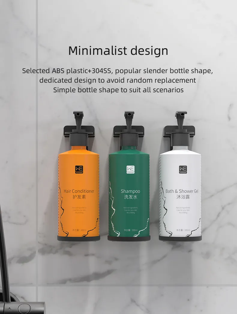 2024 doccia autoadesiva minimalista montata a parete in Gel da bagno scaffale sopra la toilette