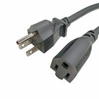 Rallonge de câble d'alimentation NEMA 5-15R 13A, 5-15P à NEMA
