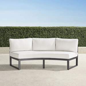 Ensemble de canapés d'extérieur incurvés Big Lots Garden Patio Leisure, meubles d'extérieur en aluminium - Product Image 2