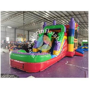 Château gonflable coloré et amusant pour fêtes, avec toboggan intégré - Product Image 6