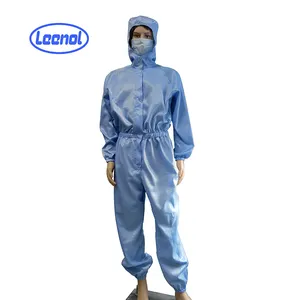 Leenol PPE ספק יצרן גבוהה טמפרטורת התנגדות ESD חיל הים כחול פוליאסטר סרבל