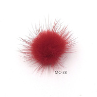 Accessoires de décoration pour cheveux en peluche magnétique détachable écologique 3D en nylon pour nail art, boule de cheveux, pendentif