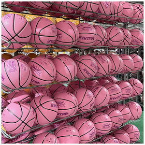 WELLMAN Pallone da <span class=keywords><strong>Basket</strong></span> Personalizzato in Pelle PU Misura 6, Durevole e Leggero per Uso Interno/Esterno, Regalo per Ragazze - Product Image 3