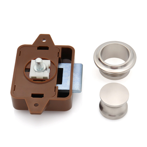 Loquet à bouton-poussoir pour armoire, tiroir, porte, <span class=keywords><strong>camping</strong></span>-<span class=keywords><strong>car</strong></span>, caravane - Product Image 5