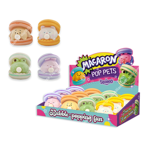 Tpr Mini Dễ Thương Macaron Căng Thẳng Cứu Trợ Bong Bóng Blower Bóp Đồ Chơi Trang Trí Nhà Máy Tính Để Bàn Đồ Trang Trí Mềm Hàng Thủ Công Fidget Đồ Chơi - Product Image 1