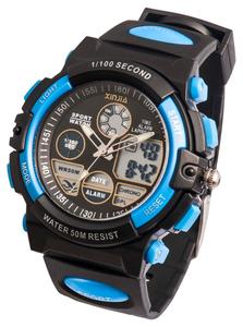 Japonés de cuarzo movimiento resistente al agua reloj con pantalla doble de lujo de los hombres y las mujeres relojes - Product Image 3