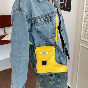 Nouveau Sac Bandoulière Femme 2026 Amusant et Tendance, Design <span class=keywords><strong>Bottes</strong></span> de Pluie Créatif, Sac à Main Femme, Pochette Téléphone, Portefeuille - Product Image 3