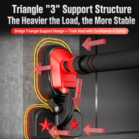 Barre de traction réglable en acier de 70-100 cm avec double patin, système de verrouillage rapide, installation facile pour petits espaces, usage domestique, OEM, marque privée