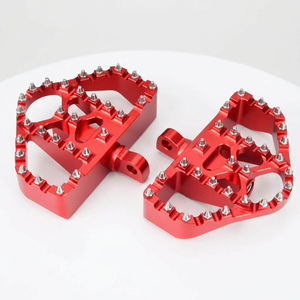 Repose-pieds larges en aluminium CNC pour Harley Sportster Dyna Softail - 360 °   Support rotatif mâle - Product Image 4