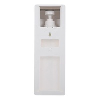 Distributeur de savon liquide de salle de bain en aluminium ABS plastique hôtel 1000ml pour hôpital
