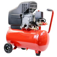 Compresseur d'air silencieux Chic-50 Mini 1,5 kW 50 L, refroidi par air, portable, monocylindre, lubrifié à l'huile, pour atelier domestique