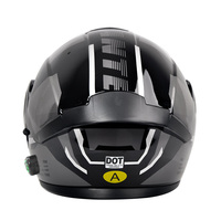 Casques modulables de moto DOT les plus vendus, casques à double visière, casque rabattable avec Bluetooth, ensemble de trois pièces, vente en gros